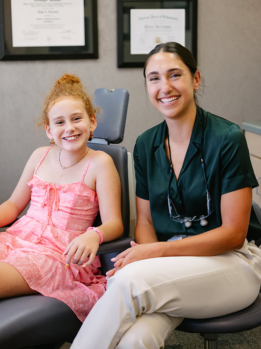 Dr. Elisa Herrman with a Patient Wilsonville Orthodontics in Wilsonville, OR